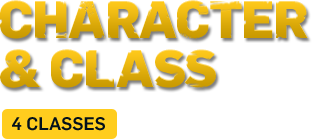 CHARACTER & CLASS - 4 CLASSES